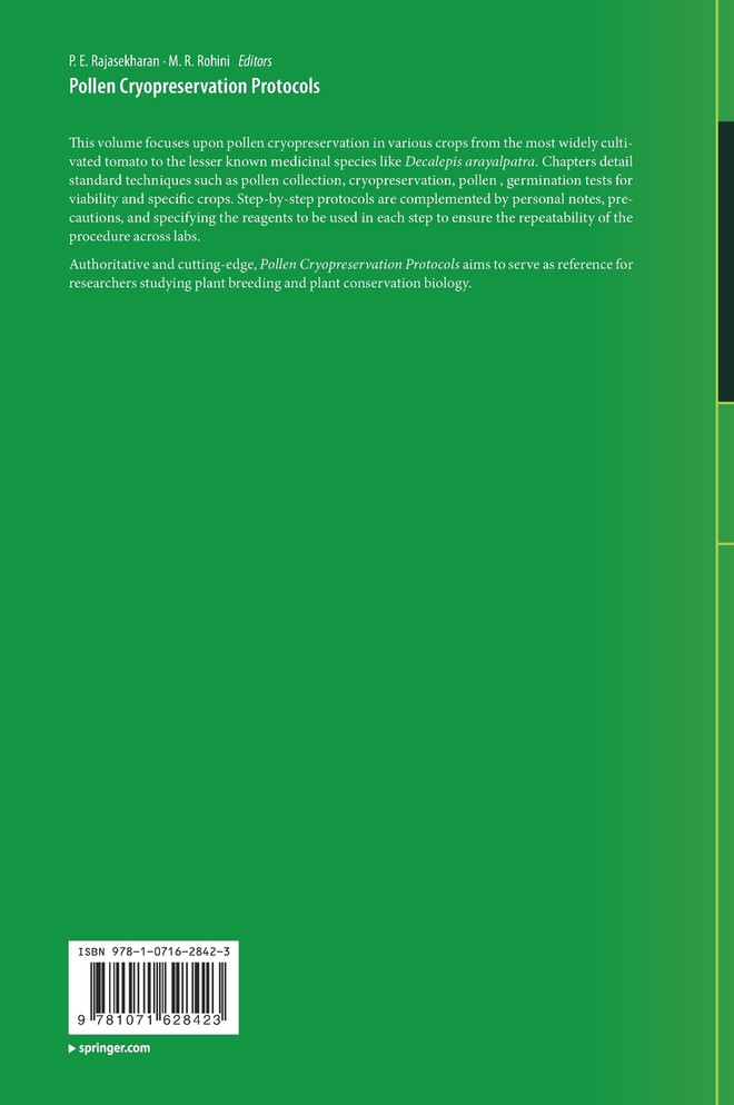 Pollen Cryopreservation Protocols