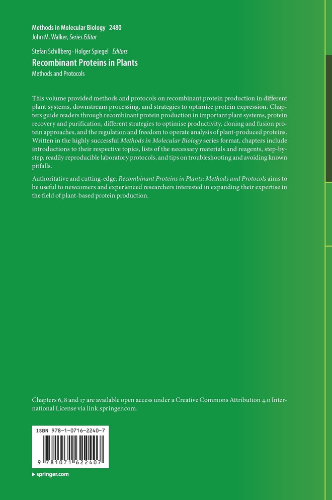 Recombinant Proteins in Plants