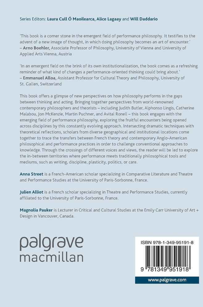 Inter Views in Performance Philosophy