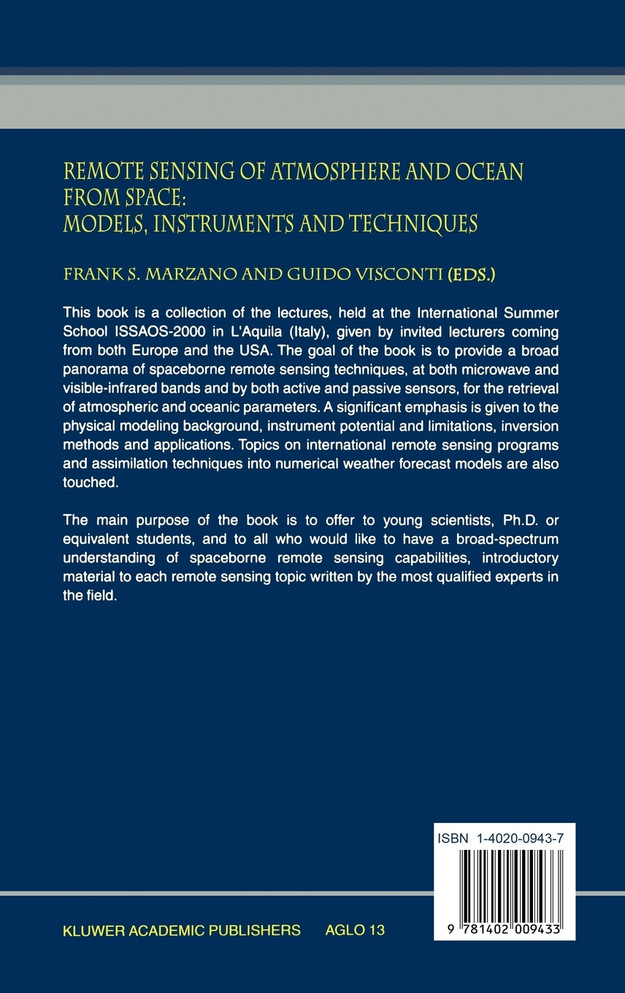 Remote Sensing of Atmosphere and Ocean from Space