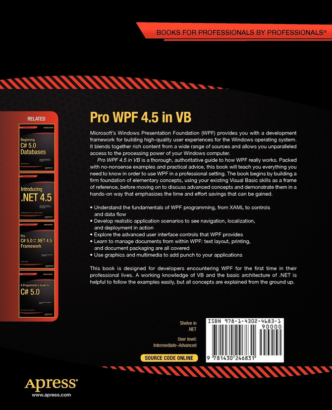 Pro WPF 4.5 in VB