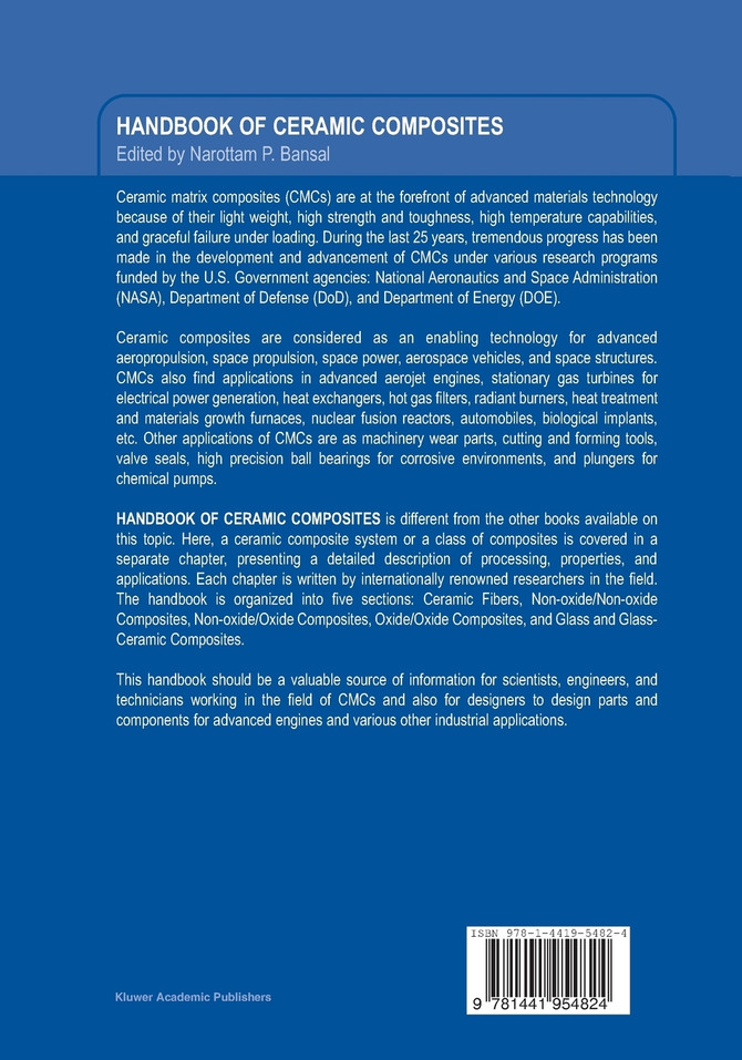 Handbook of Ceramic Composites