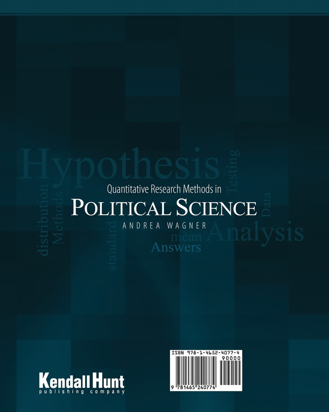 Quantitative Research Methods in Political Science
