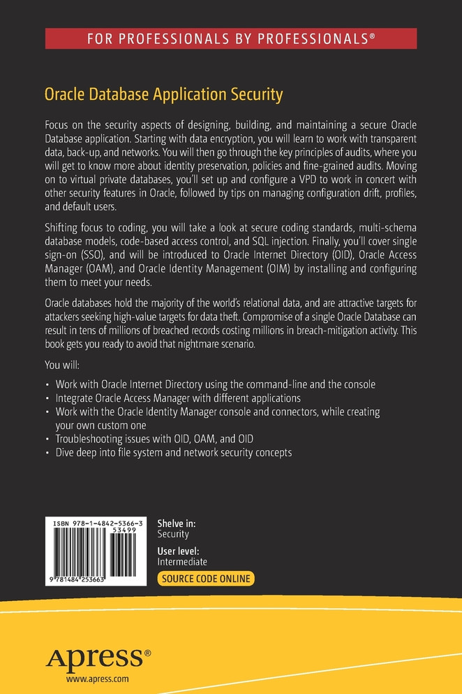 Oracle Database Application Security