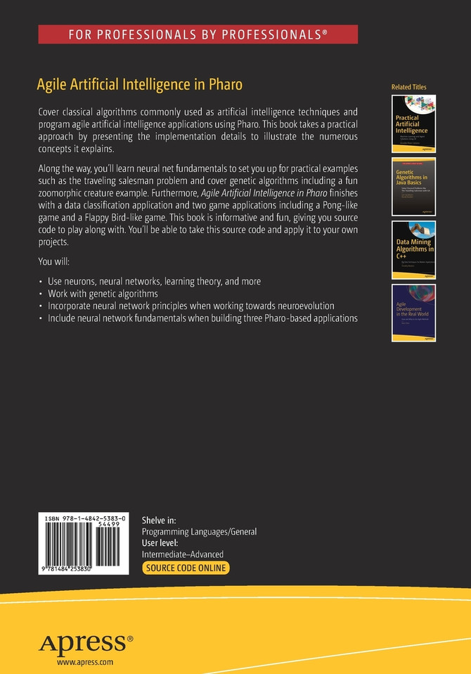 Agile Artificial Intelligence in Pharo