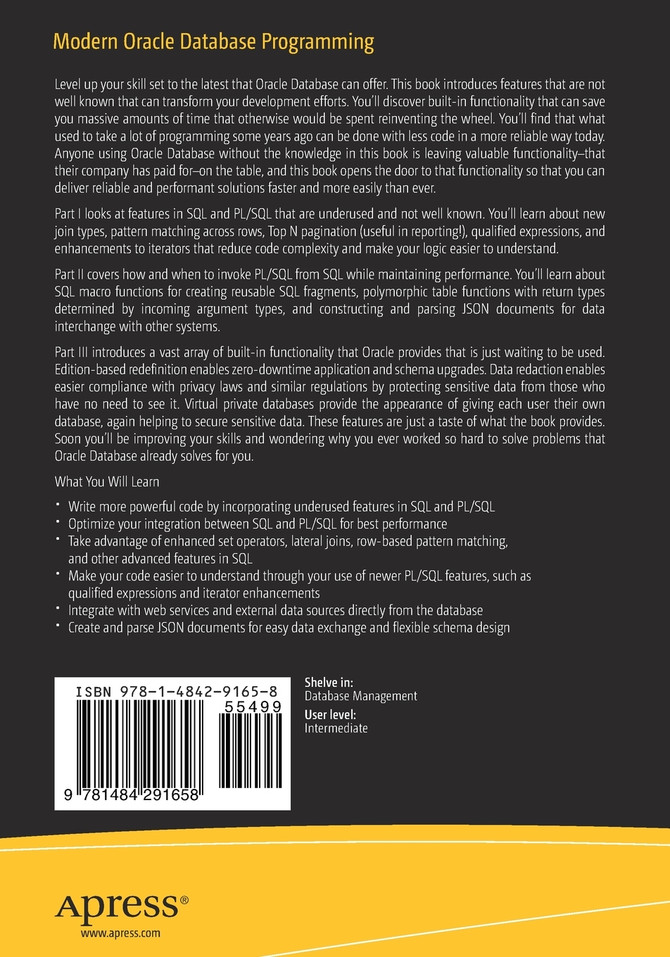 Modern Oracle Database Programming