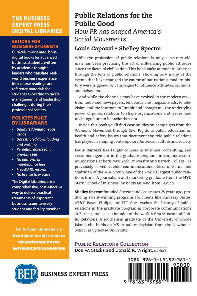 Public Relations for the Public Good