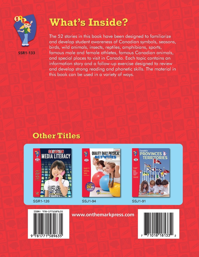 52 Weekly Nonfiction Stories About Canada Grades 2-3
