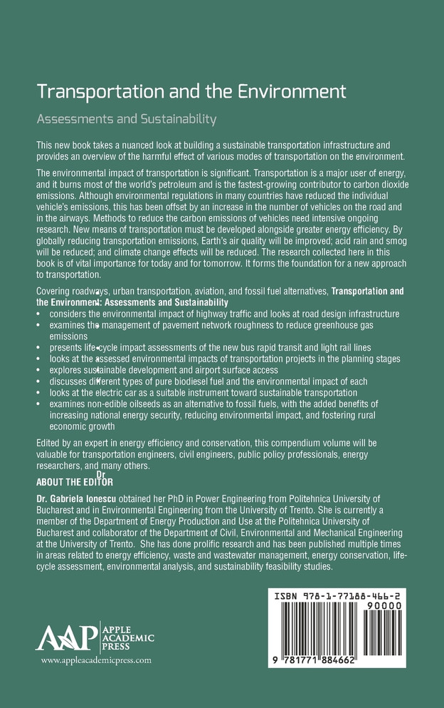 Transportation and the Environment