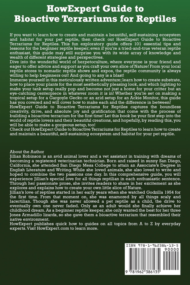 HowExpert Guide to Bioactive Terrariums for Reptiles