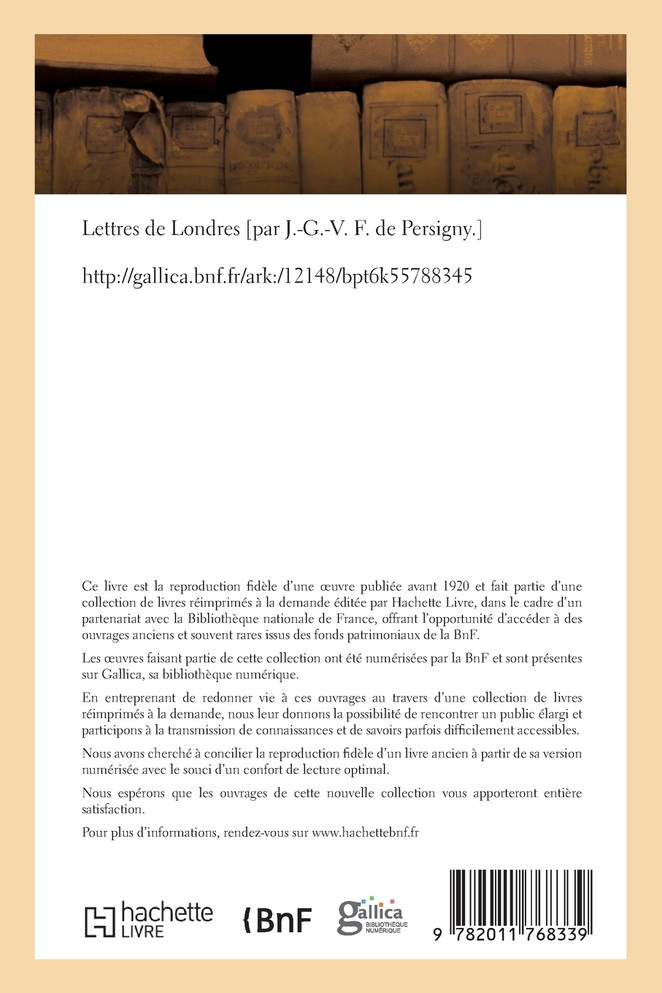 Lettres de Londres