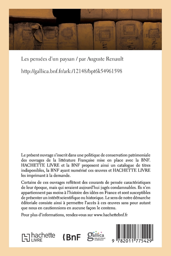 Les pensées d'un paysan