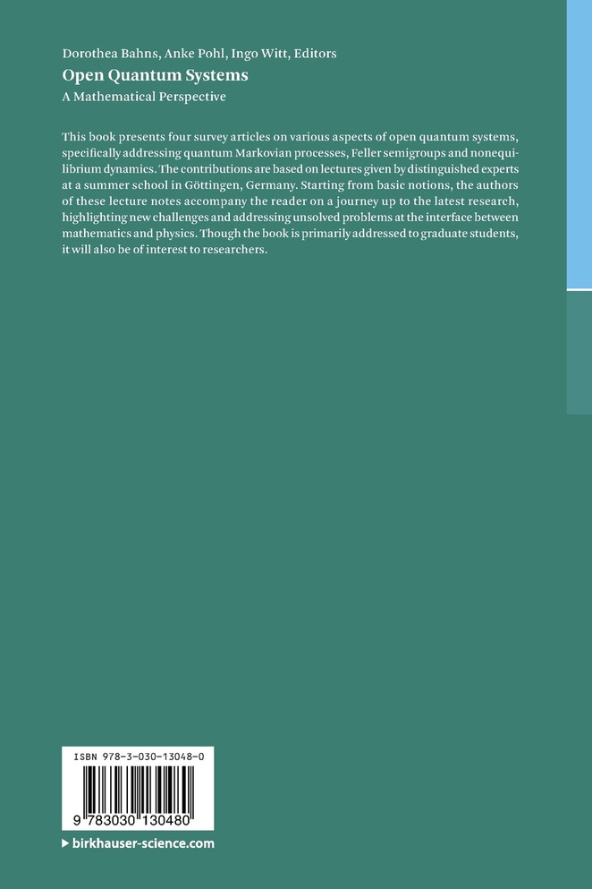 Open Quantum Systems