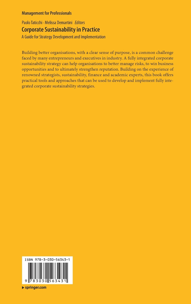 Corporate Sustainability in Practice