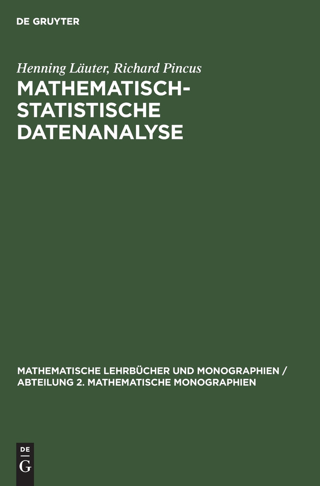 Mathematisch-statistische Datenanalyse