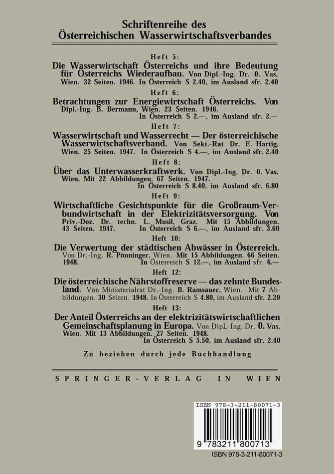 Die Zukunft Der Wasserversorgung Der Stadt Wien