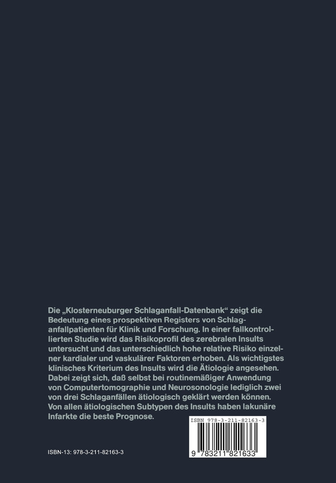 Risiko und Prognose des Schlaganfalls