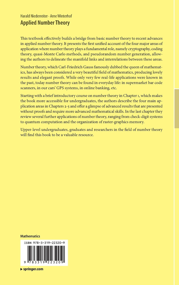 Applied Number Theory