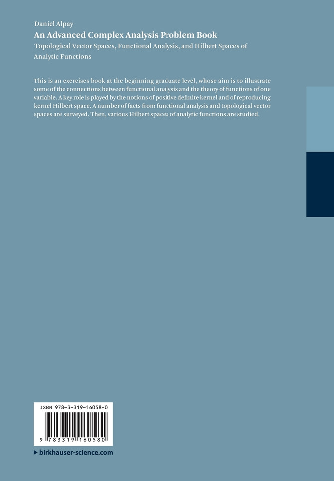 An Advanced Complex Analysis Problem Book