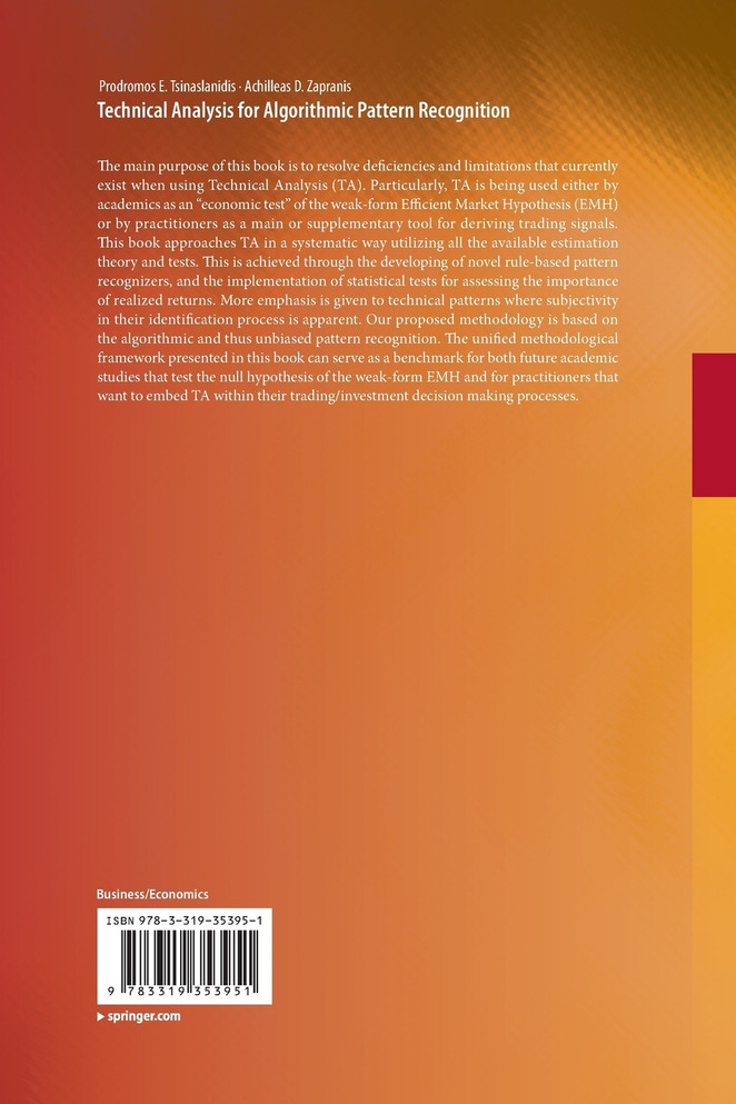 Technical Analysis for Algorithmic Pattern Recognition