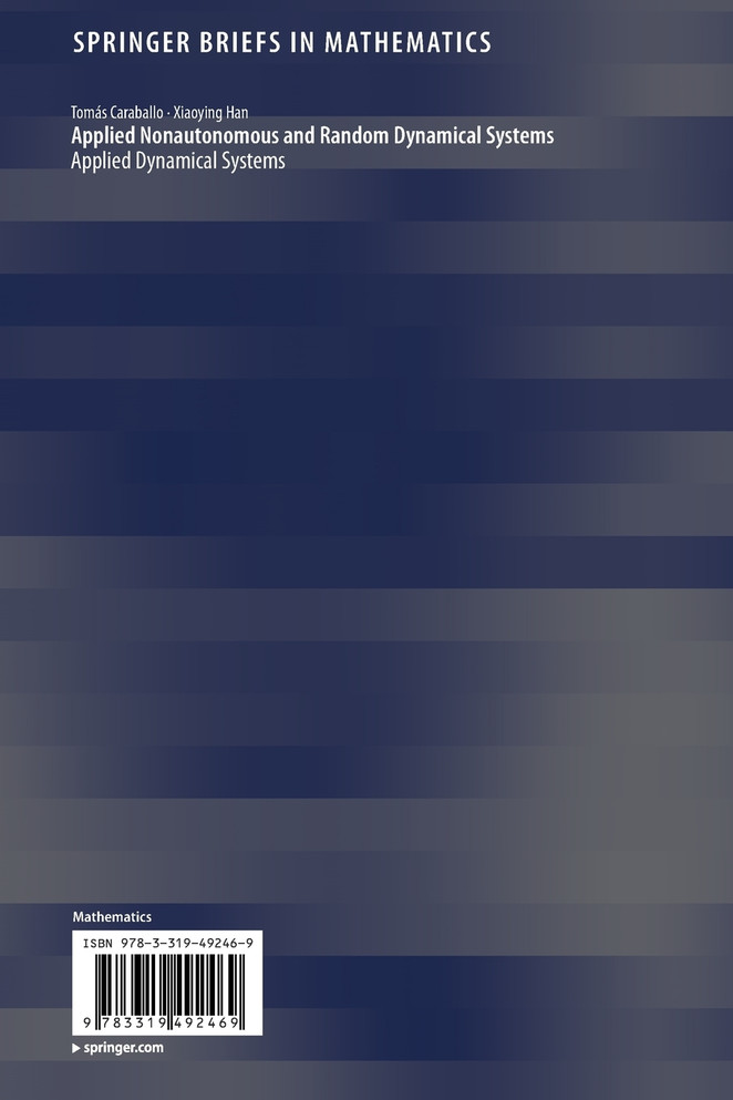 Applied Nonautonomous and Random Dynamical Systems