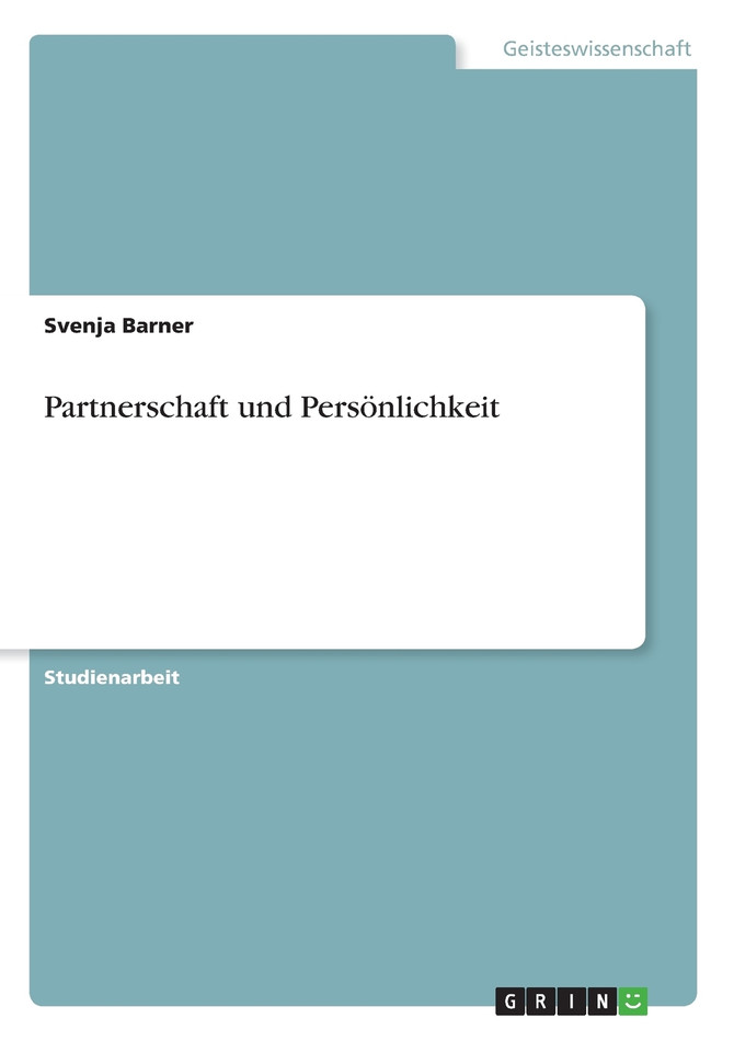 Partnerschaft und Persönlichkeit