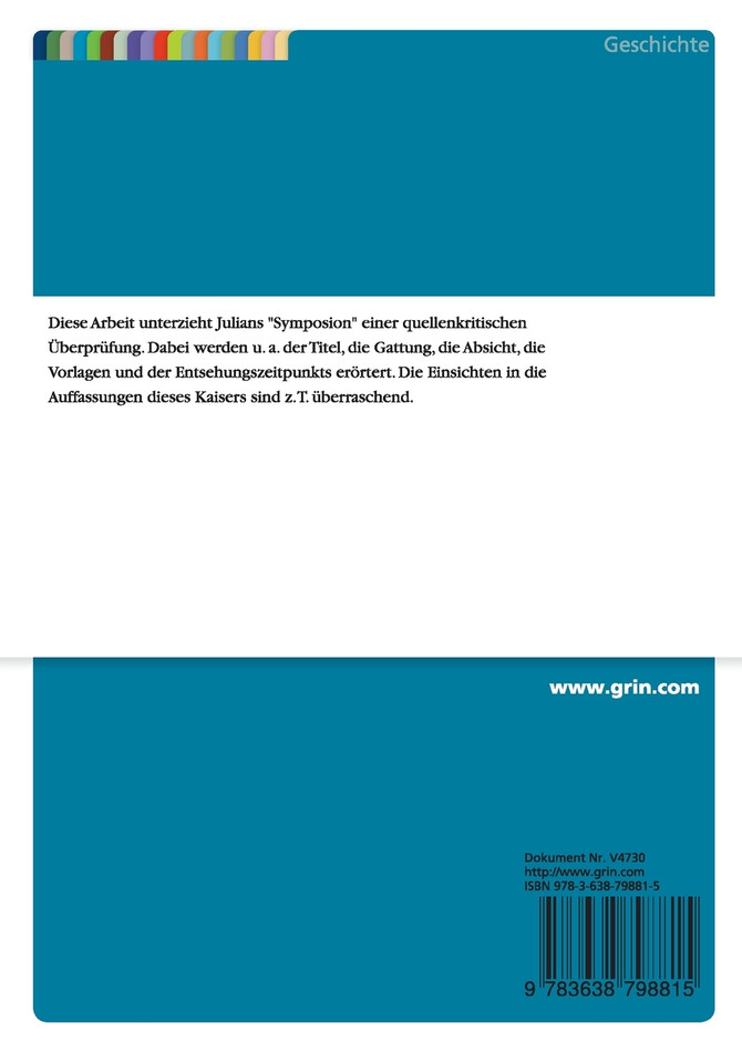 Julian als Schriftsteller