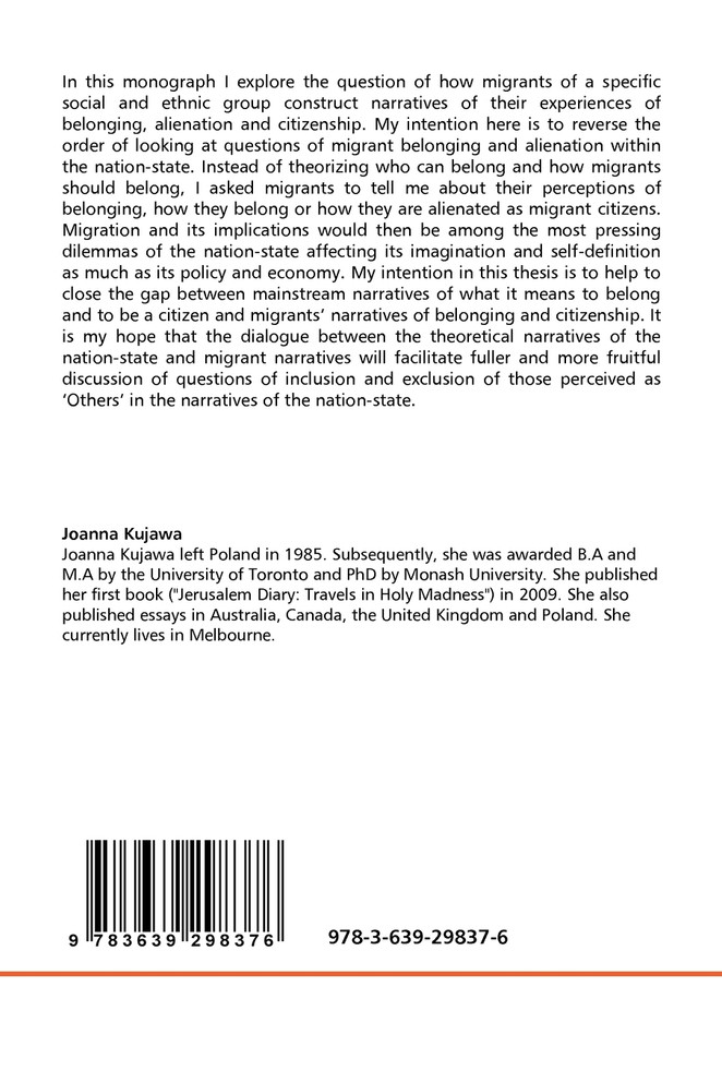 Migration, Belonging, Alienation