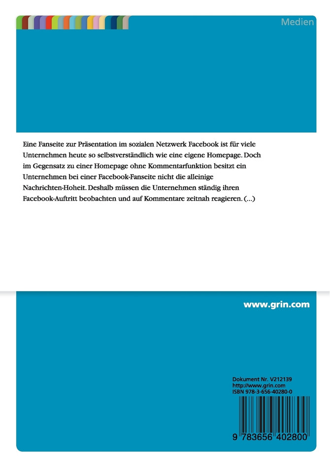 Der Uses-and-Gratifications-Ansatz und seine Anwendung bei der Kommunikation auf Facebook-Fanseiten