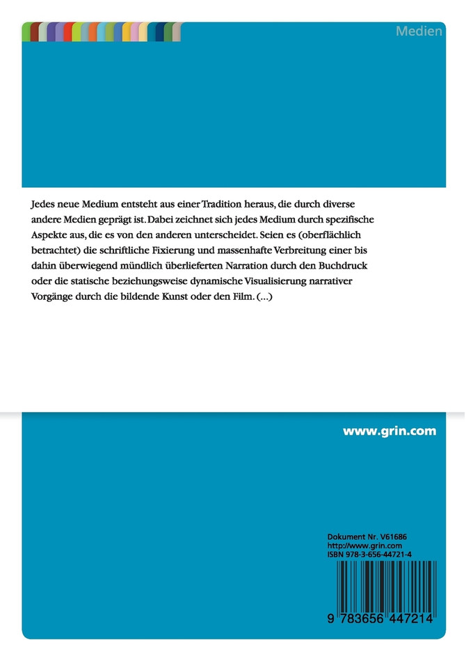 Crossmediale Einflüsse auf die Dramaturgie von Computerspielen