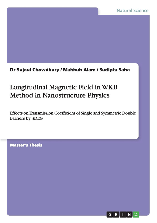 Longitudinal Magnetic Field in WKB Method in Nanostructure Physics