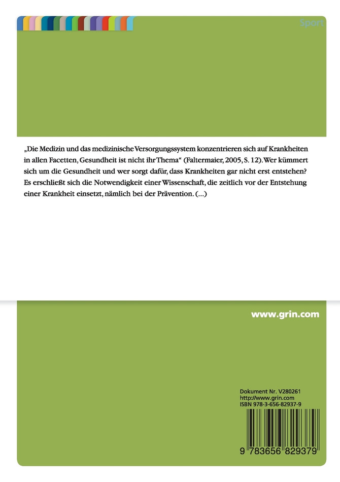 Persönlichkeitsmerkmale und Gesundheit