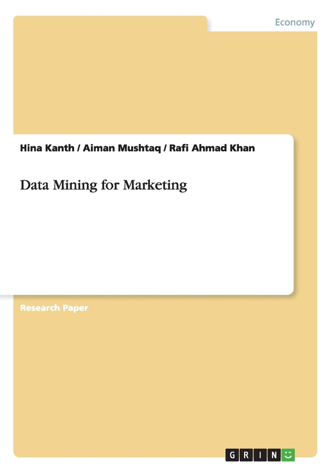 Data Mining for Marketing
