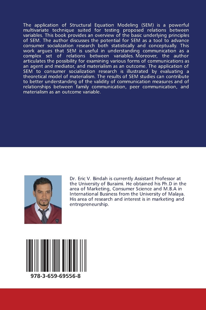 Application of Structural Equation Modeling in Marketing Research