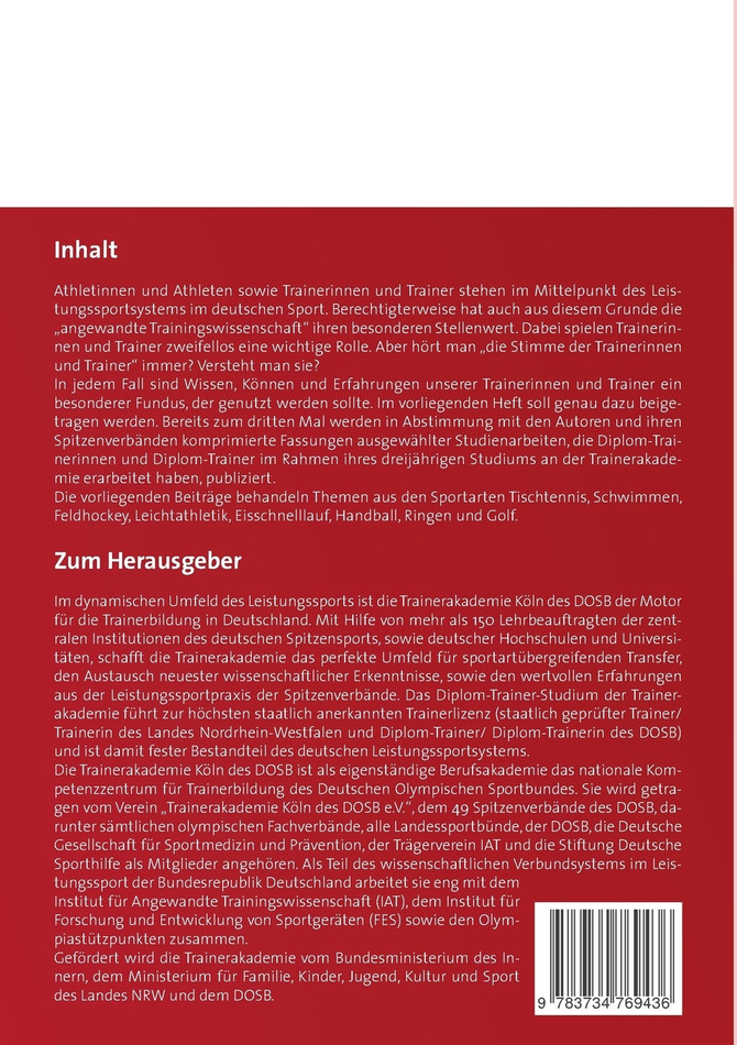 Von Trainern für Trainer
