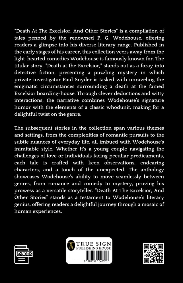 Death At The Excelsior, And Other Stories