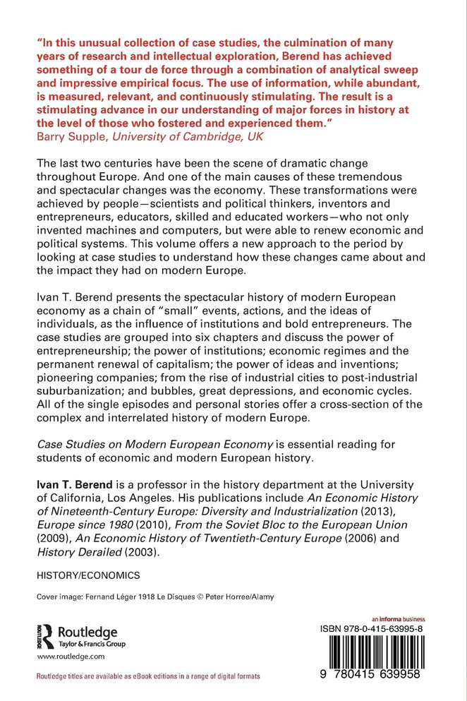 Case Studies on Modern European Economy