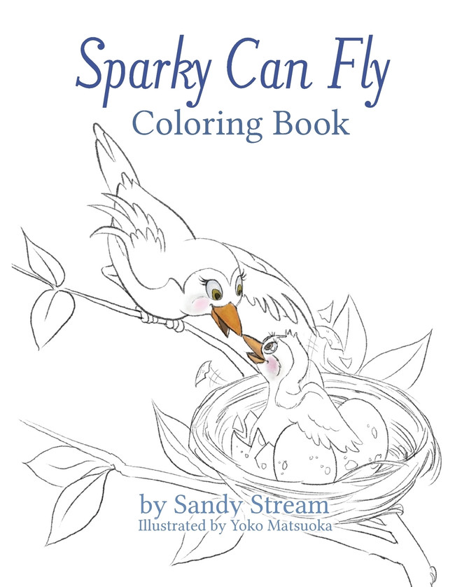Sparky Can Fly - Coloring Book
