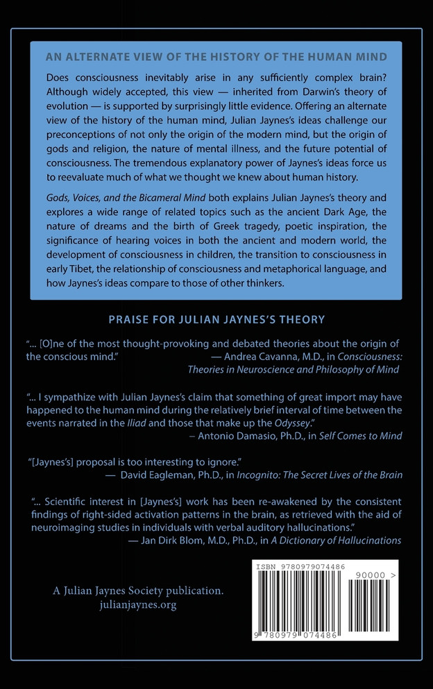Gods, Voices, and the Bicameral Mind