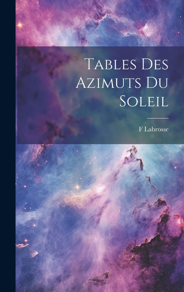 Tables Des Azimuts Du Soleil
