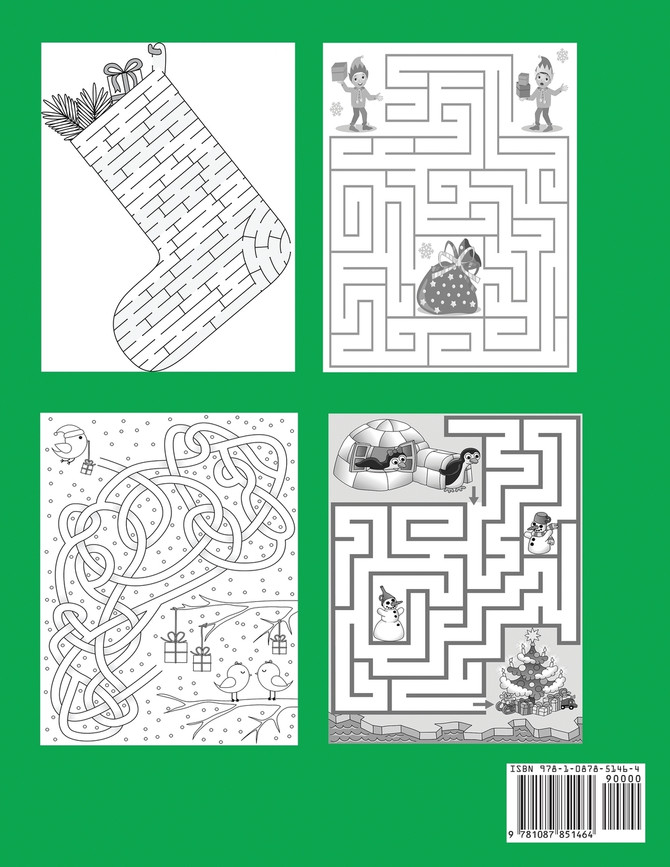 Weihnachten Labyrinthe