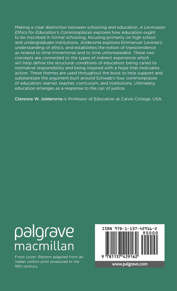 A Levinasian Ethics for Education's Commonplaces