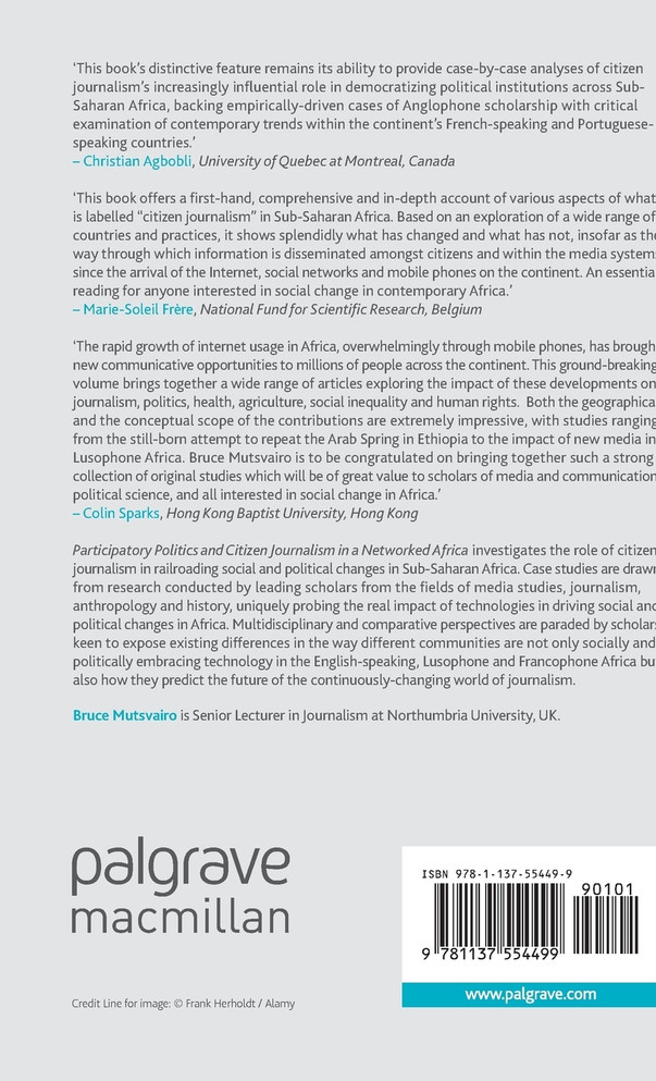 Participatory Politics and Citizen Journalism in a Networked Africa