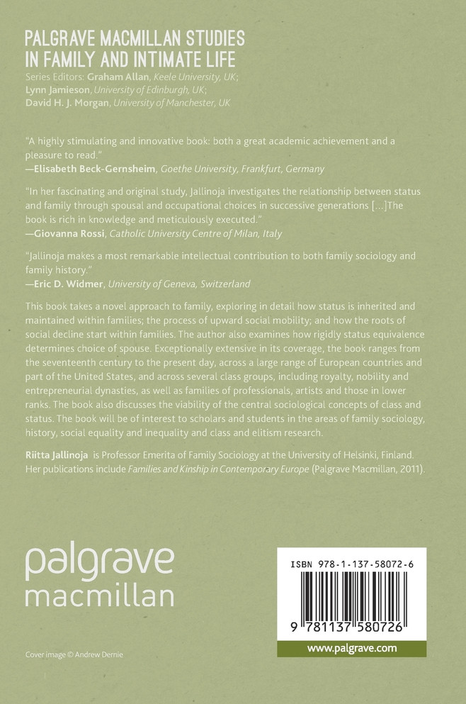 Families, Status and Dynasties