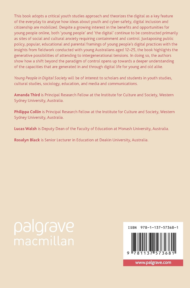 Young People in Digital Society