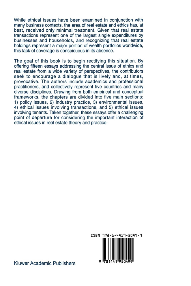 Ethics in Real Estate
