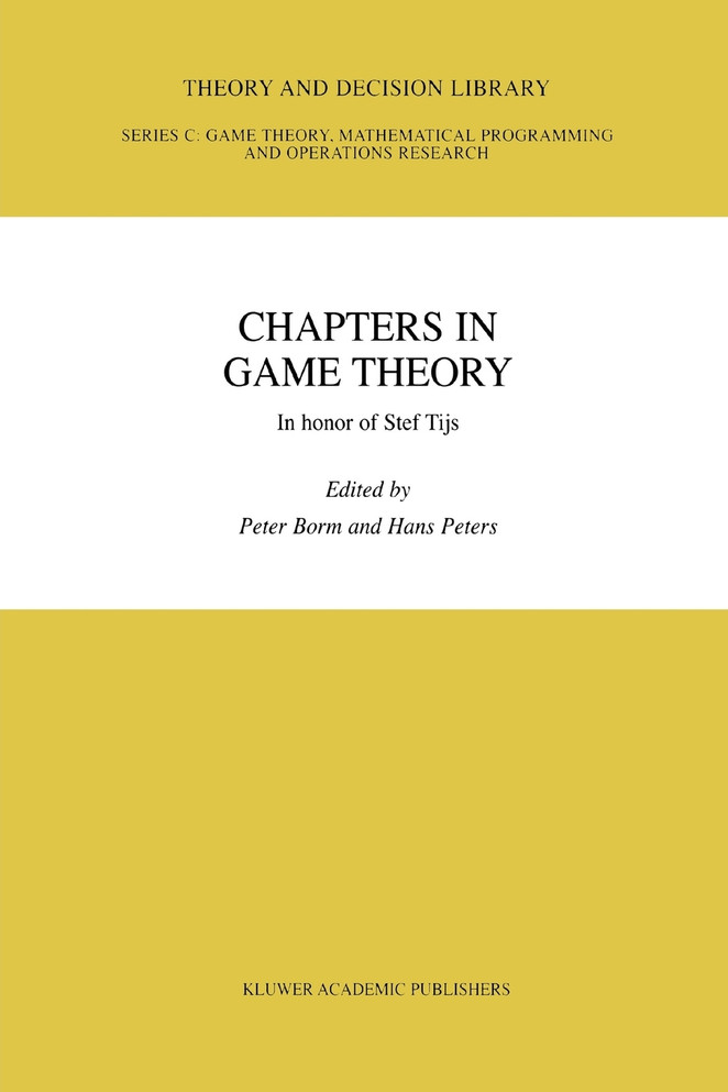 Chapters in Game Theory