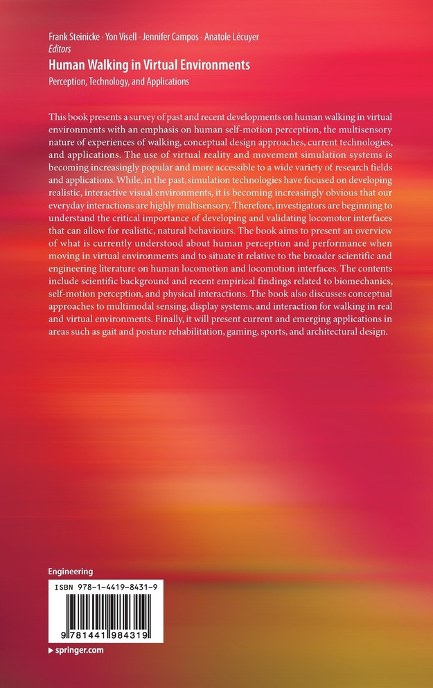 Human Walking in Virtual Environments