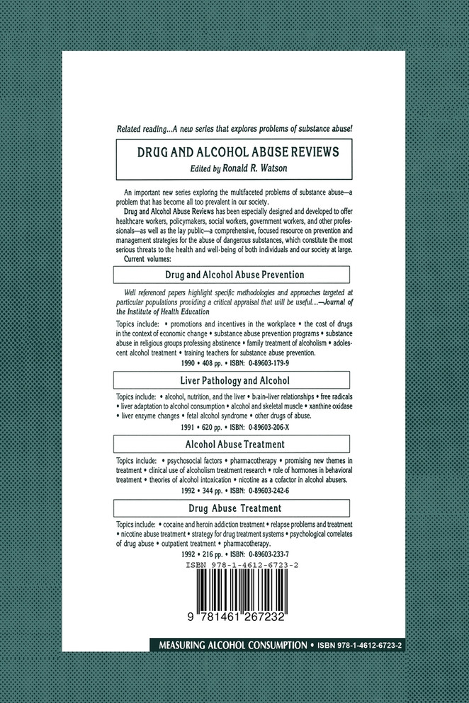 Measuring Alcohol Consumption