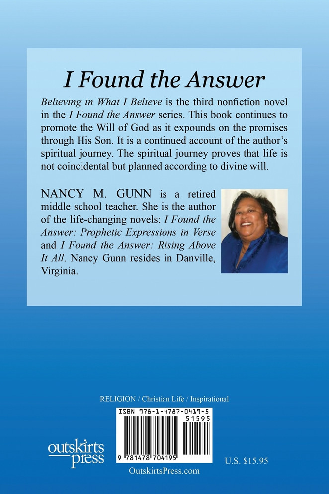 Believing in What I Believe